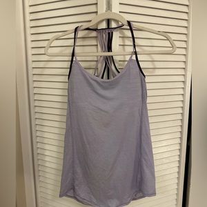 Lululemon tank with built in bra, size 4